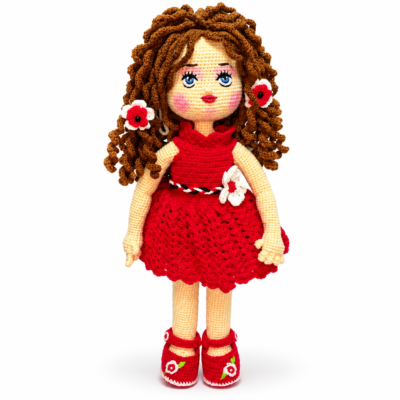 FATIMA Handmade Crochet Doll – 40 cm