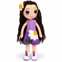 KERY Handmade Crochet Doll – 40 cm