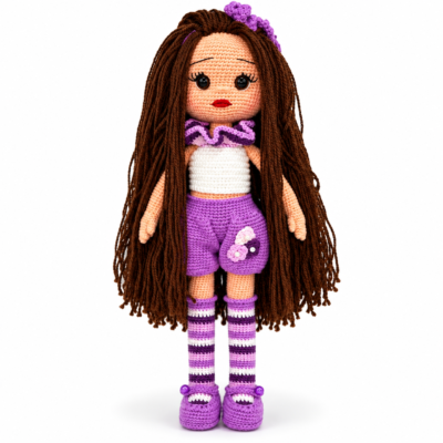 YUKI Handmade Crochet Doll – 40 cm