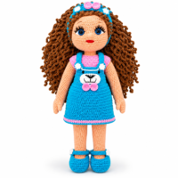 LARA Handmade Crochet Doll – 50 cm