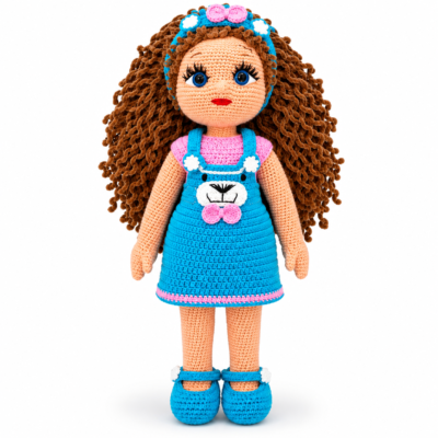 LARA Handmade Crochet Doll – 50 cm
