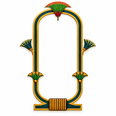Authentic Egyptian Papyrus – Empty Pharaoh Cartouche, A4