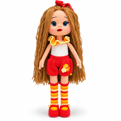SOPHIA Handmade Crochet Doll – 40 cm