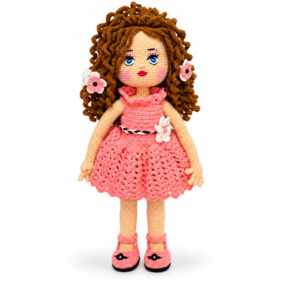 HANA Handmade Crochet Doll – 40 cm