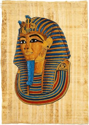 Authentic Egyptian Papyrus – Horus & Queen, A5