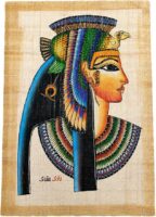 Authentic Egyptian Papyrus – Cleopatra Portrait, A4