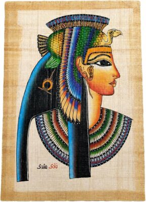 Authentic Egyptian Papyrus – Cleopatra Portrait, A4