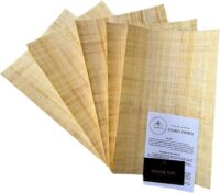 Set of 5 Natural Egyptian Papyrus Sheets – A5