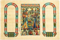 Authentic Egyptian Papyrus – Royal Offering Scene, A4