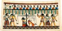 Authentic Egyptian Papyrus – Judgment of Anubis, A4