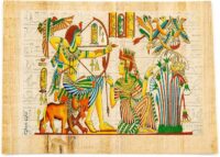 Authentic Egyptian Papyrus – Archer Chariot Design, A4