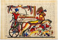 Authentic Egyptian Papyrus – Chariot Warrior Design, A4
