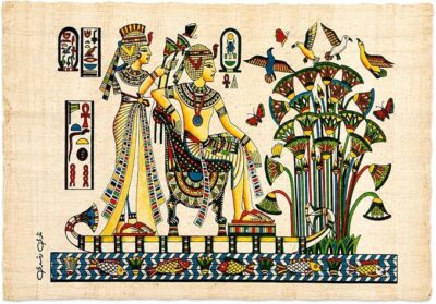 Egyptian Papyrus – Pharaohs & Lotus Garden, A4