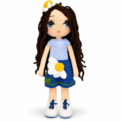 AMIRA Handmade Crochet Doll – 40 cm