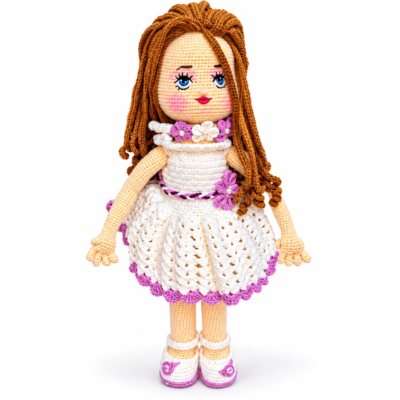 SARAH Handmade Crochet Doll – 40 cm