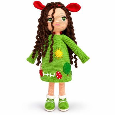 MACHAIM Handmade Crochet Doll – 40 cm