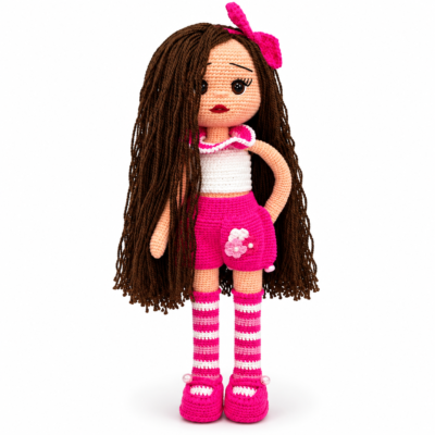 MEI Handmade Crochet Doll – 40 cm