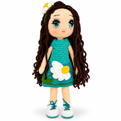 NOVA Handmade Crochet Doll – 40 cm